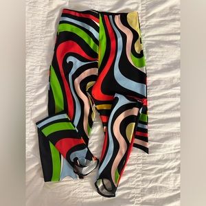 PUCCI Printed high-rise stirrup leggings